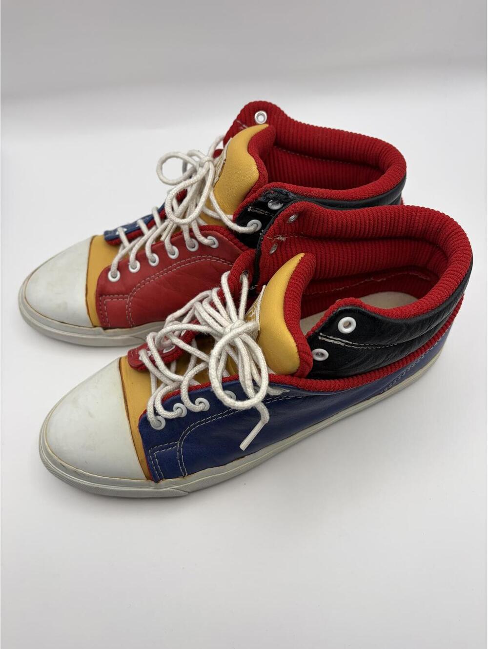 Rare 90's Reebok BOKS Classic Color Block High Top Sneakers Skater Retro Vintage - Picture 16 of 16